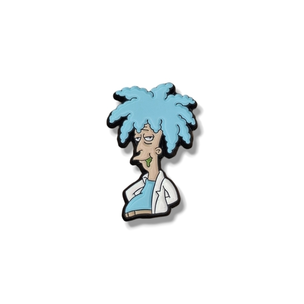 The Simpsons × Rick & Morty Sideshow Bob/Rick Pin/Brooch